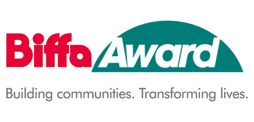 Logo for the Biffa award Logo for the Biffa award; 'Building communities. Transforming lives.'
